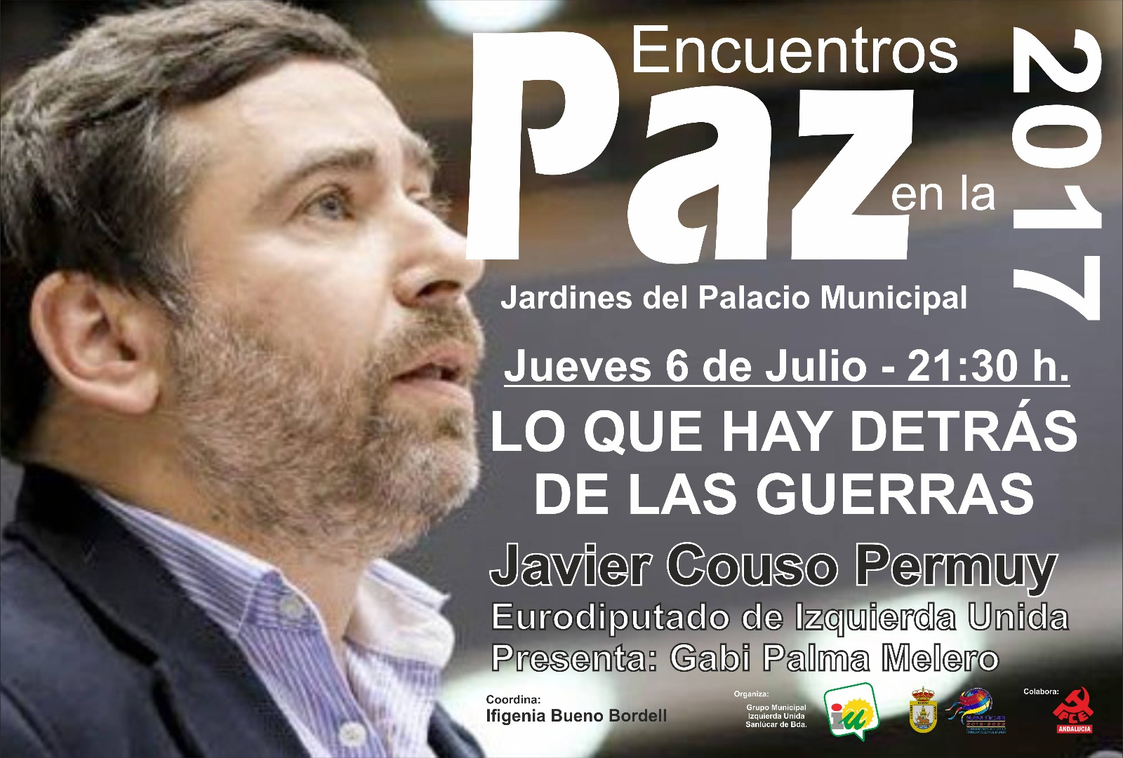 Javier Couso abrirá los Encuentros en al Paz en Sanlúcar