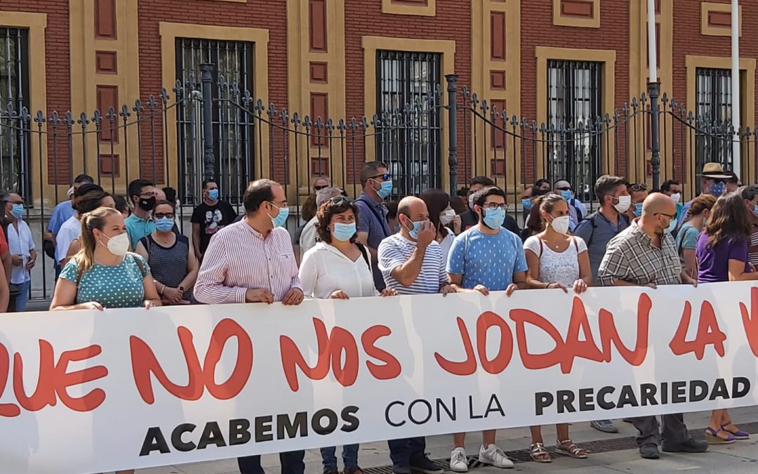 IU Sanlúcar reclama en Sevilla más inversión para los planes de empleo