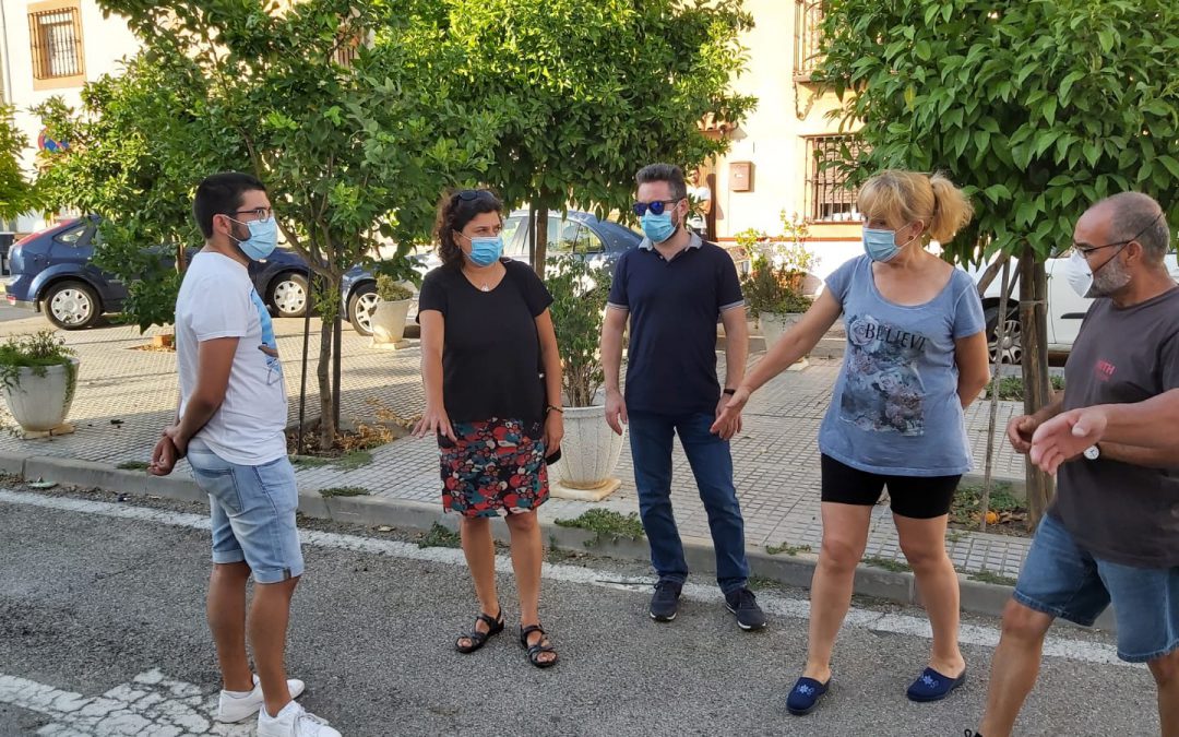 IU exige una actuación inmediata en la red de saneamiento de la zona de la ermita situada en la calle Sevilla